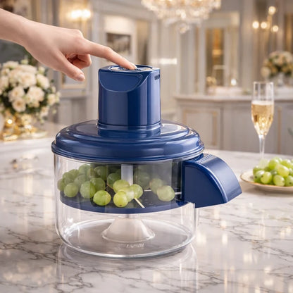Multi Functional Vegetable Fruit Chopper Manual Food Cutter With Transparent Bowl For Garlic Fruits Vegetables More | HHC Marketplace: Where Vendors Shine Together: Biggest Dropshipping platform in Pakistan