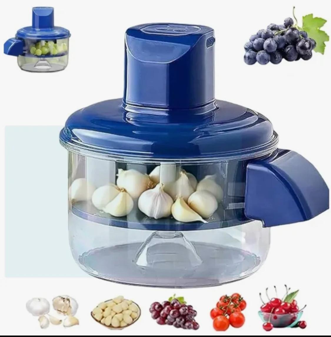 Multi Functional Vegetable Fruit Chopper Manual Food Cutter With Transparent Bowl For Garlic Fruits Vegetables More | HHC Marketplace: Where Vendors Shine Together: Biggest Dropshipping platform in Pakistan