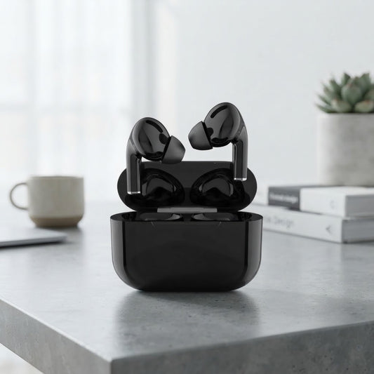 Premium Black Airpods Wireless Bluetooth Earbuds With Smart Touch Powerful Bass Stylish | HHC Marketplace: Where Vendors Shine Together: Biggest Dropshipping platform in Pakistan