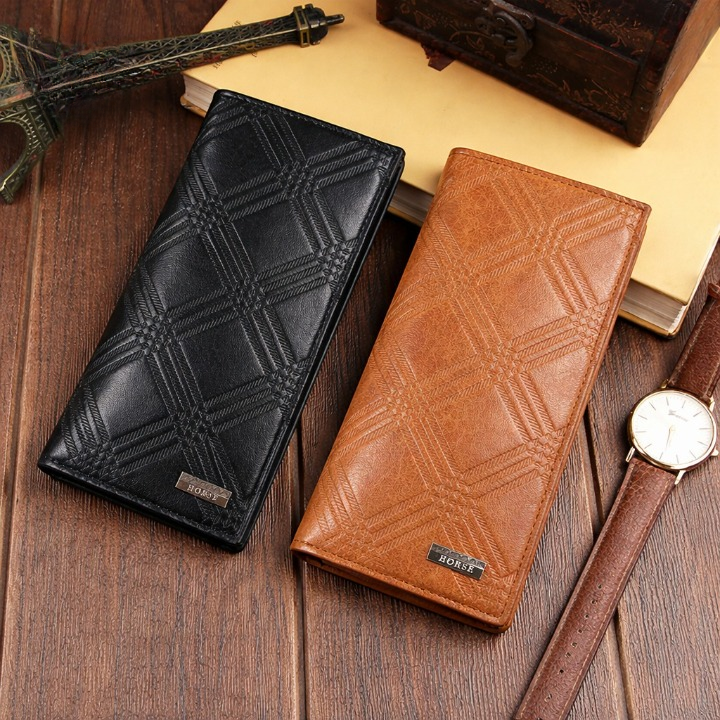 LB-519 Executive Style Trifold Long Wallet for Men & Women