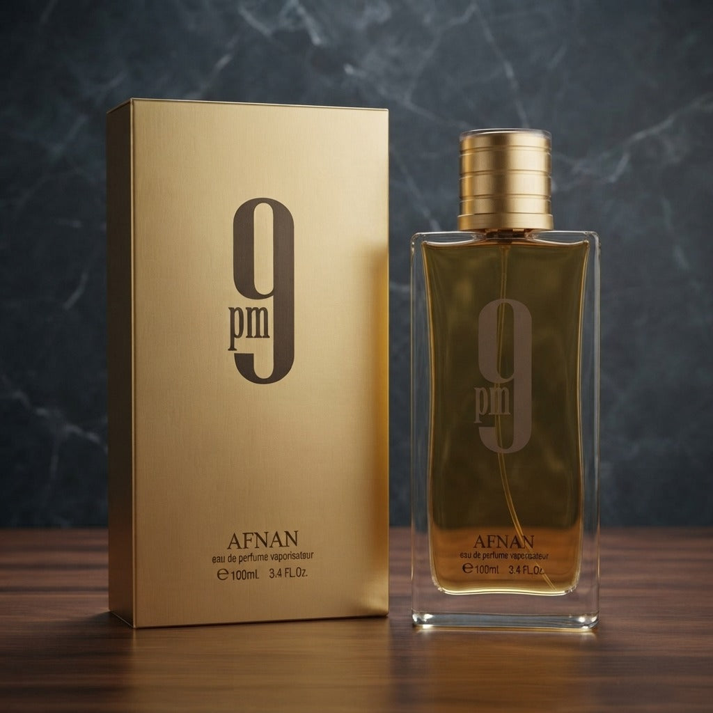 Afnan 9 PM Rebel Gold Edition Eau De Parfum For Men And Women - Personal Care Accessory Designed For Fragrance Enhancement - 100ML
