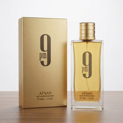 Afnan 9 PM Rebel Gold Edition Eau De Parfum For Men And Women - Personal Care Accessory Designed For Fragrance Enhancement - 100ML