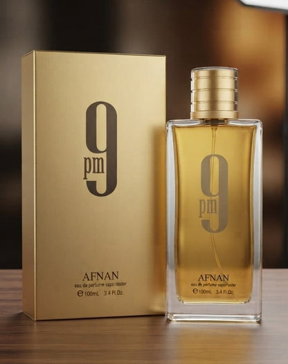 Afnan 9 PM Rebel Gold Edition Eau De Parfum For Men And Women - Personal Care Accessory Designed For Fragrance Enhancement - 100ML